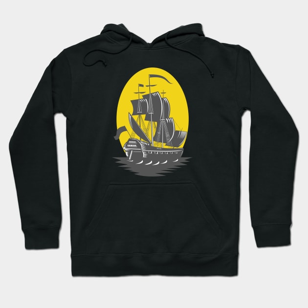 Sailing all the way.. Hoodie by Boga